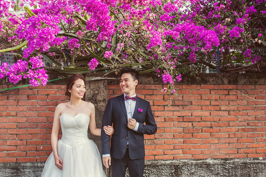 自助婚紗,文青婚紗,台南婚紗,九重葛,女攝影師