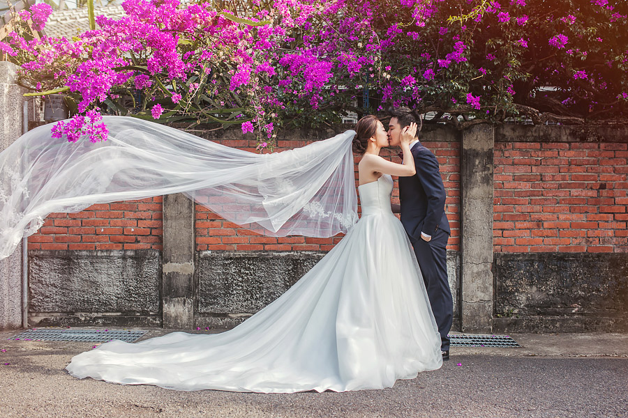 自助婚紗，文青婚紗，台南婚紗，九重葛，女攝影師