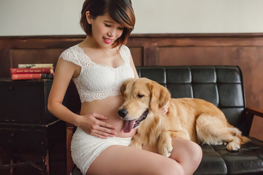 孕婦寫真,台北孕婦寫真,台中孕婦寫真,寵物孕婦,女攝影師