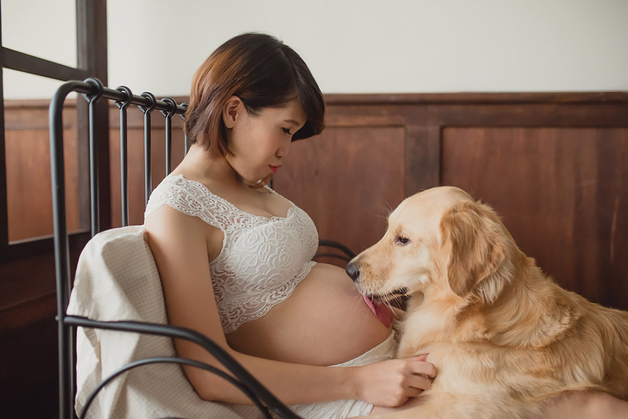 孕婦寫真,台北孕婦寫真,台中孕婦寫真,寵物孕婦,女攝影師