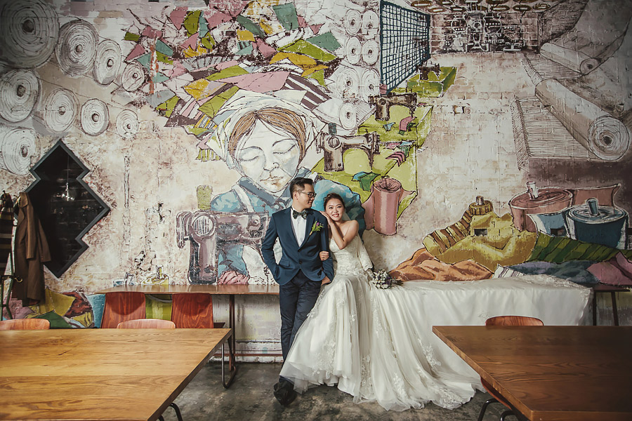 自助婚紗，文青婚紗，台北婚紗，實踐大學，食尚曼谷，女攝影師