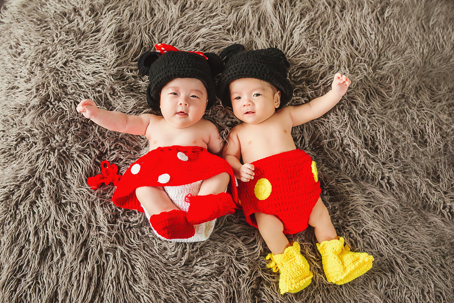 新生兒寫真,龍鳳胎寫真,newborn寫真,寶寶寫真