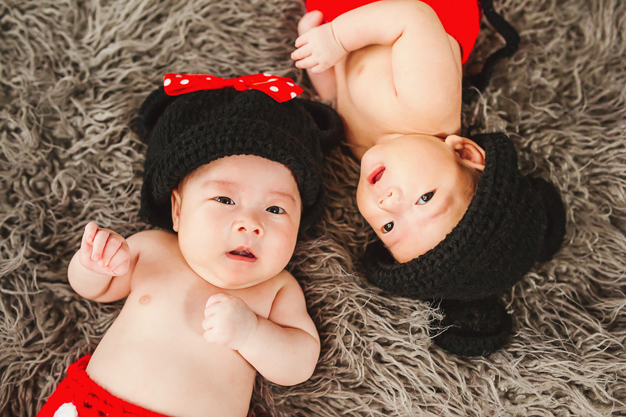 新生兒寫真,龍鳳胎寫真,newborn寫真,寶寶寫真