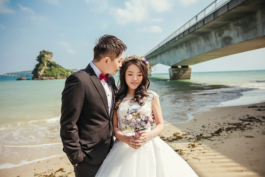 自助婚紗,沖繩婚紗,首里城,球場婚紗,古宇利島 ,今歸仁城跡,美國村,浦添外人住宅,波上宮,和服婚紗,女攝影師