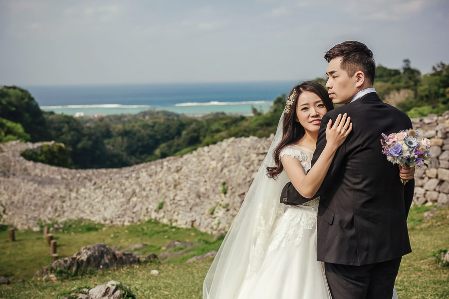自助婚紗，沖繩婚紗，首裡城，球場婚紗，古宇利島，今歸仁城跡，美國村，浦添外人住宅，波上宮，和服婚紗，女攝影師
