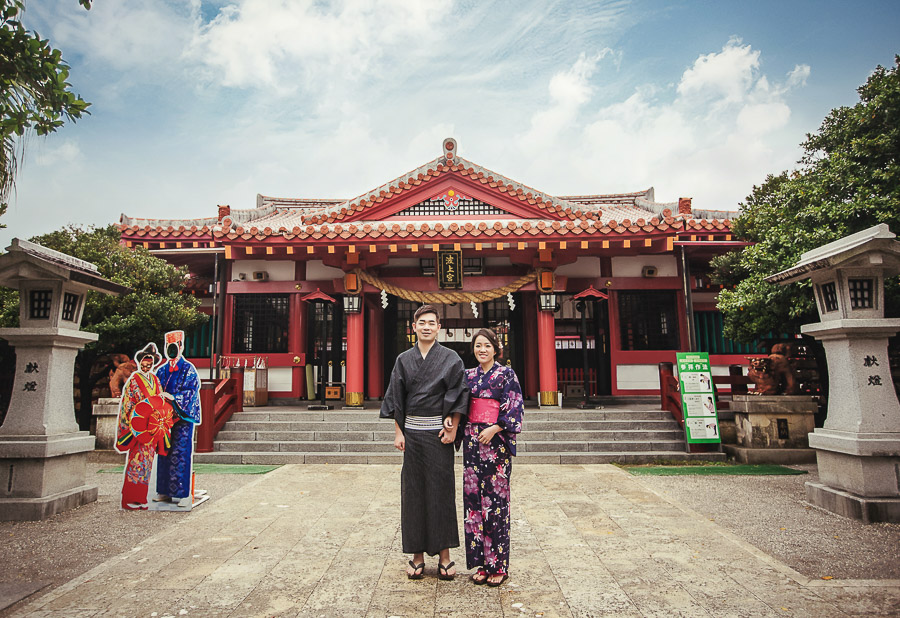 自助婚紗,沖繩婚紗,首里城,球場婚紗,古宇利島 ,今歸仁城跡,美國村,浦添外人住宅,波上宮,和服婚紗,女攝影師