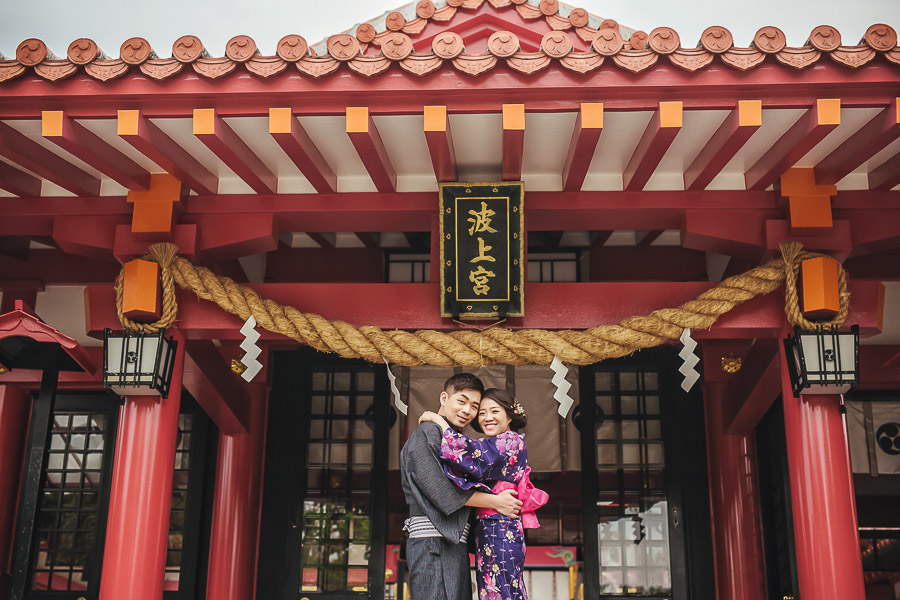 自助婚紗,沖繩婚紗,首里城,球場婚紗,古宇利島 ,今歸仁城跡,美國村,浦添外人住宅,波上宮,和服婚紗,女攝影師
