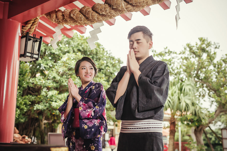 自助婚紗,沖繩婚紗,首里城,球場婚紗,古宇利島 ,今歸仁城跡,美國村,浦添外人住宅,波上宮,和服婚紗,女攝影師