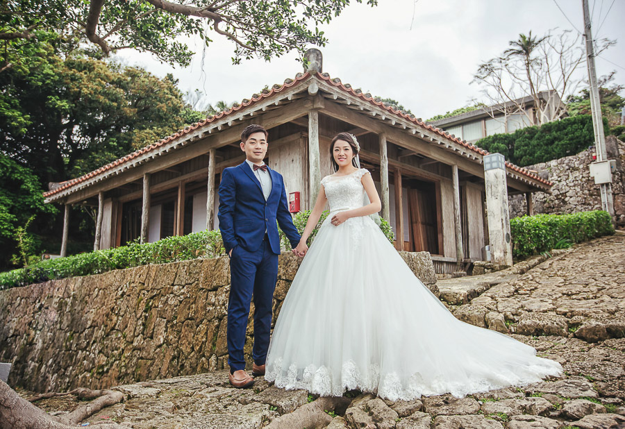 自助婚紗,沖繩婚紗,首里城,球場婚紗,古宇利島 ,今歸仁城跡,美國村,浦添外人住宅,波上宮,和服婚紗,女攝影師