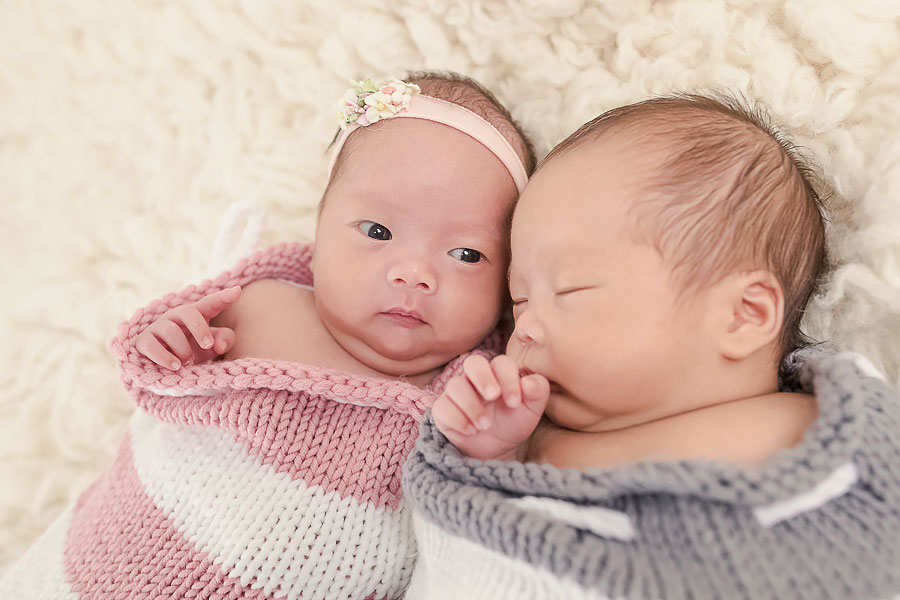 新生兒寫真,龍鳳胎寫真,newborn寫真,寶寶寫真