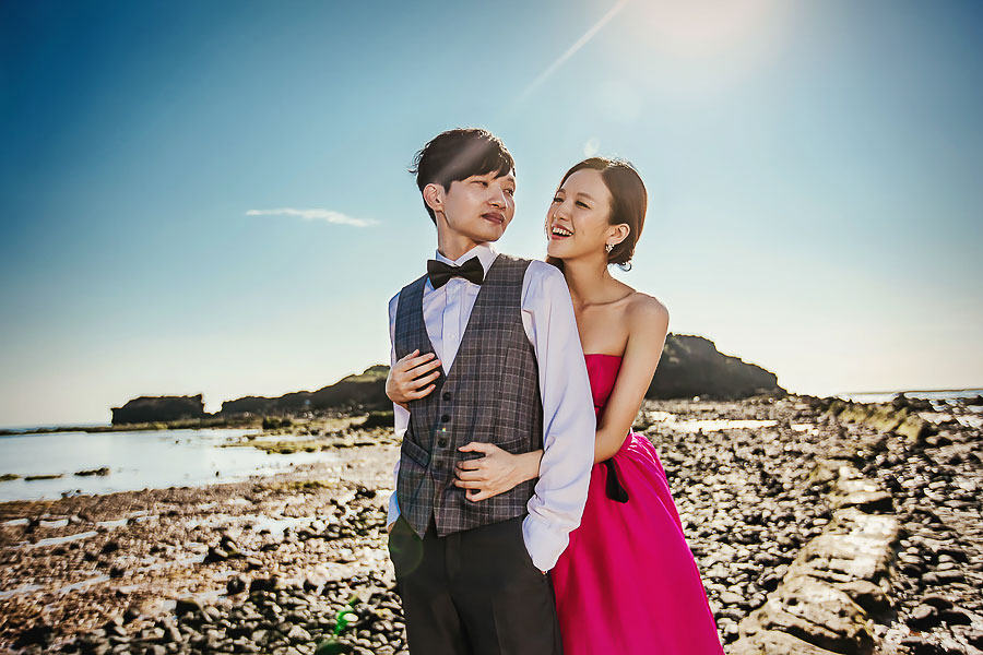 婚紗攝影,澎湖婚紗,煙火婚紗,夕陽婚紗,女婚攝小梁