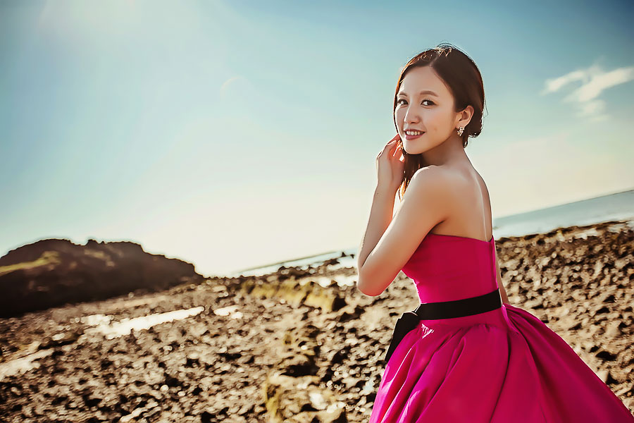 婚紗攝影,澎湖婚紗,煙火婚紗,夕陽婚紗,女婚攝小梁