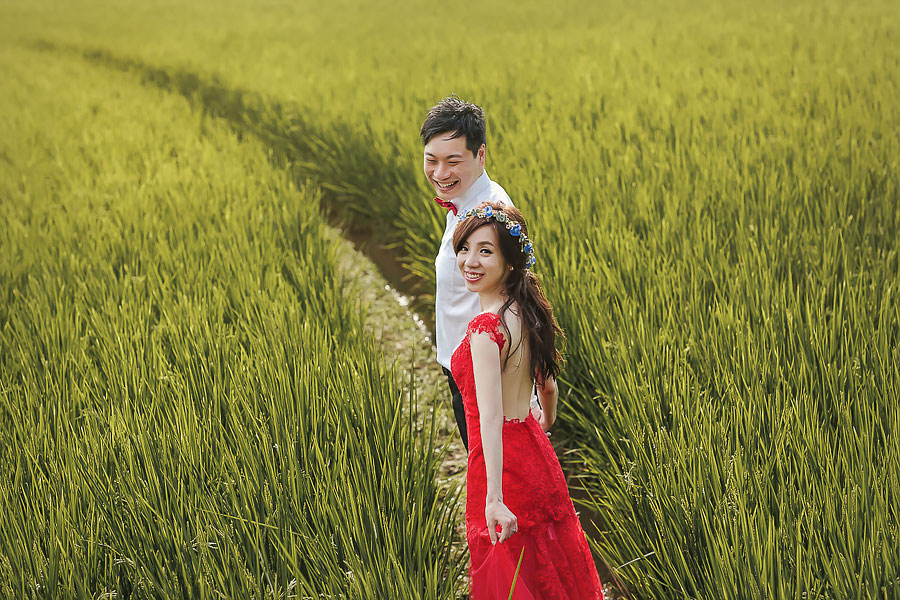 婚紗攝影,台北婚紗,稻田婚紗,夕陽婚紗,女婚攝小梁