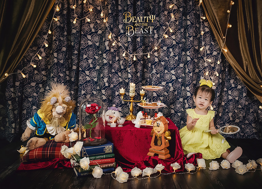 美女與野獸,beauty and the beast,兒童寫真,家庭寫真,親子寫真,女攝影師