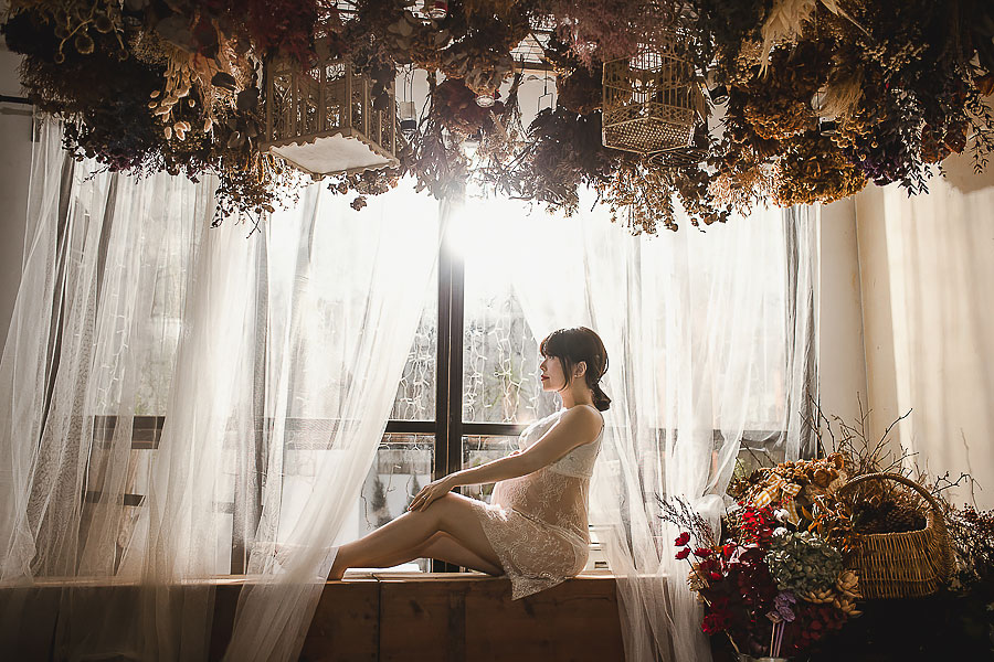 孕婦寫真，台北孕婦寫真，台中孕婦寫真，主播孕婦，陳智菡，女攝影師